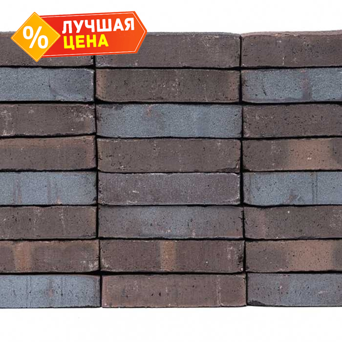 Кирпич облицовочный ENGELS Gabbro metallic 20%, 210х99х50 мм