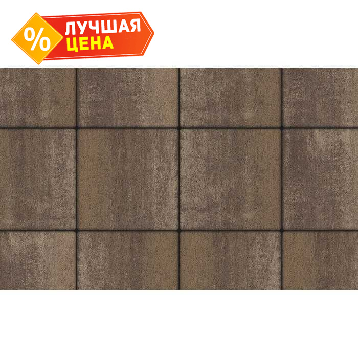 Плитка тротуарная Квадрум Б.6.К.6 Листопад гранит xаски 400x400x60 мм